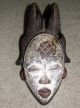Old Africa Punu Gabon Mask Maiden Spirit Mukudji African Double Crested Masque Masks photo 7