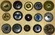 Antique Victorian Paris Back Metal Picture Buttons Buttons photo 4