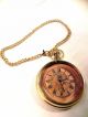 Nautical Maritime Brass Pocket Watch Victoria London 1876 Fully Clocks photo 1