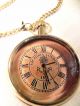 Nautical Maritime Brass Pocket Watch Victoria London 1876 Fully Clocks photo 2