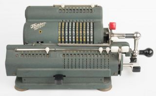 Thales Vintage Pinwheel Calculator Cer Germany 76097 1950 ' S photo