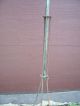 Antique Copper Lightning Rod With Base Metal 3 Legged Stand 58 Inches Weathervanes & Lightning Rods photo 1