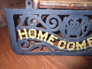 Antique Home Comfort Cast Iron Wood Cook Stove Side Shelf Primitive Wirco Part photo
