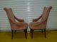 Pair Vintage Hollywood Regency Lounge Club Parlor Chairs Mid Century Art Deco 1900-1950 photo 4