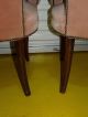 Pair Vintage Hollywood Regency Lounge Club Parlor Chairs Mid Century Art Deco 1900-1950 photo 6