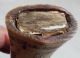Rare Antique Tribal Scrimshaw Bone Powder Horn / Medicine Horn Other African Antiques photo 1