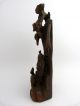 Chinese Carved Bamboo Figural Group,  Three Immortals In A Shrine Other Antique Chinese Statues photo 2