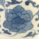 Miniature Chinese Blue And White Porcelain Barrel And Cover Vases photo 1