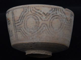 Ancient Teracotta Painted Pot Indus Valley 2500 Bc Pt15129 photo