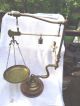 Antique Balance Scale,  Candle Holder,  Brass,  Goose Neck,  Pharmaseutical,  Gold &silver Scales photo 10