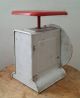 Vintage 1940 Hanson Bros Model 2000 Red Top Kitchen Utility Scale Chicago Usa Scales photo 2