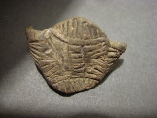 Ancient Roman Legionary Lead Ring Fragment Legio Ii Traiana Fortis Rare photo