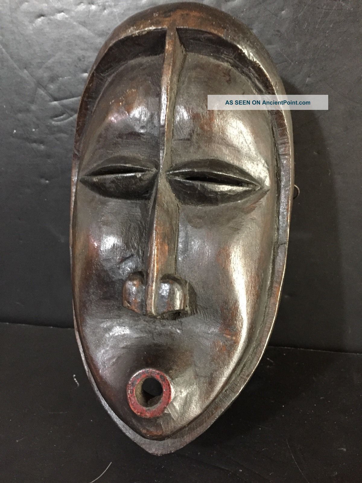Guro Mask Ivory Coast Hand Carved Tribal Art African Masks photo