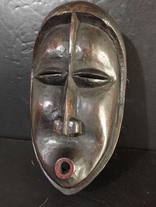 Guro Mask Ivory Coast Hand Carved Tribal Art African photo