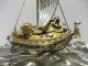 Silver960 The Japanese Treasure Ship.  42g/ 1.  48oz.  Takehiko ' S Work. Other Antique Sterling Silver photo 6