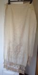 Vintage Chinese Cream Silk Embroidered Stole/shawl Textiles photo 3