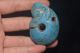 Old Chinese Neolithic Hongshan Chrysocolla Hand Carved Amulet Pendant Necklaces & Pendants photo 1