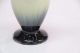 Vintage Glazed Keramik Vase West Germany Marbled Effect Cream And Grey 7931 Vases photo 2