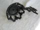 Vintage Cast Iron Sconce Plant Candle Swivel Oil Lamp Holder No Wall Bracket Metalware photo 3