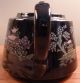 Antique Gibsons Asian - Themed Black Teapot,  Gold Filigree Pagoda,  Enamel Beading Teapots & Tea Sets photo 5