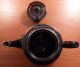 Antique Gibsons Asian - Themed Black Teapot,  Gold Filigree Pagoda,  Enamel Beading Teapots & Tea Sets photo 7