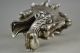 China Collectible Decorate Water God Old Tibet Silver Fish Dragon Jump Statue Other Antique Chinese Statues photo 6