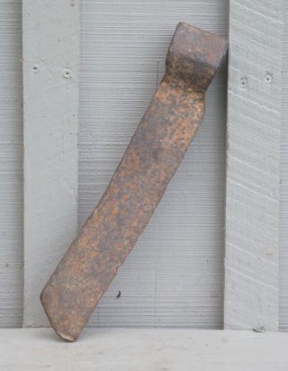 Old Vintage Antique Primitive Blacksmith Made Froe Carpentry Tool Country Farm photo