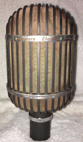 Vintage Western Electric 639a Birdcage Microphone Rare & Case photo