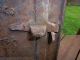 Very Rare Alamo Iron Vintage Cast Iron Primitive Cleanout Stove Door Texas Stoves photo 3