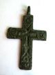 Circa.  1100 A.  D English Early Medieval Period Ae Bronze Crusades Cross Pendant British photo 2