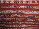 Antique Hand Woven African Red Striped Cross Hatch Zig Zag Rug W/fringe Nr Yqz Other African Antiques photo 9