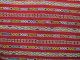 Antique Hand Woven African Red Striped Cross Hatch Zig Zag Rug W/fringe Nr Yqz Other African Antiques photo 3