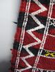 Antique Hand Woven African Red Striped Cross Hatch Zig Zag Rug W/fringe Nr Yqz Other African Antiques photo 6