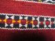 Antique Hand Woven African Red Striped Cross Hatch Zig Zag Rug W/fringe Nr Yqz Other African Antiques photo 7