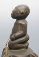Antique African Tribe Baule Tribal Art Figural Wooden Vessle Sculpture Nr Yqz Sculptures & Statues photo 9