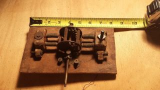 Antique Electric Motor Old Handmade And Homemade Amateur Primitive Experimental photo