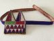 African Vintage Maasai Tribal Beaded Handmade Leather Belt Artwork Old No Reserv Jewelry photo 2