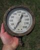 Antique Industrial Hydraulic Pressure Gauge Steam Punk Rare Other Mercantile Antiques photo 2