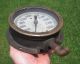 Antique Industrial Hydraulic Pressure Gauge Steam Punk Rare Other Mercantile Antiques photo 3