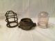 Passageway Light Fixture Cast Brass Cage Industrial Lamp Russell & Stoll Vintage Lamps & Lighting photo 2