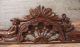 41.  54 In Antique French Hand Carved Wood Breton Couple Wall Door Pediment Pediments photo 11