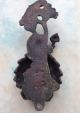 99p Reserve Antique Brass Hand Painted Art Deco Door Knocker Esmeralda 1923 Door Bells & Knockers photo 2