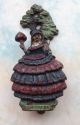 99p Reserve Antique Brass Hand Painted Art Deco Door Knocker Esmeralda 1923 Door Bells & Knockers photo 5