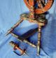 Exceptional & Complete 19th Century German Spinning Wheel & Distaff,  Circa 1875 Other Antique Sewing photo 9
