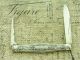 Antique Bella Sterling 23 Hallmark Folding Pocket Fruit Pen Knife Hunting Knives Other Antique Sterling Silver photo 6