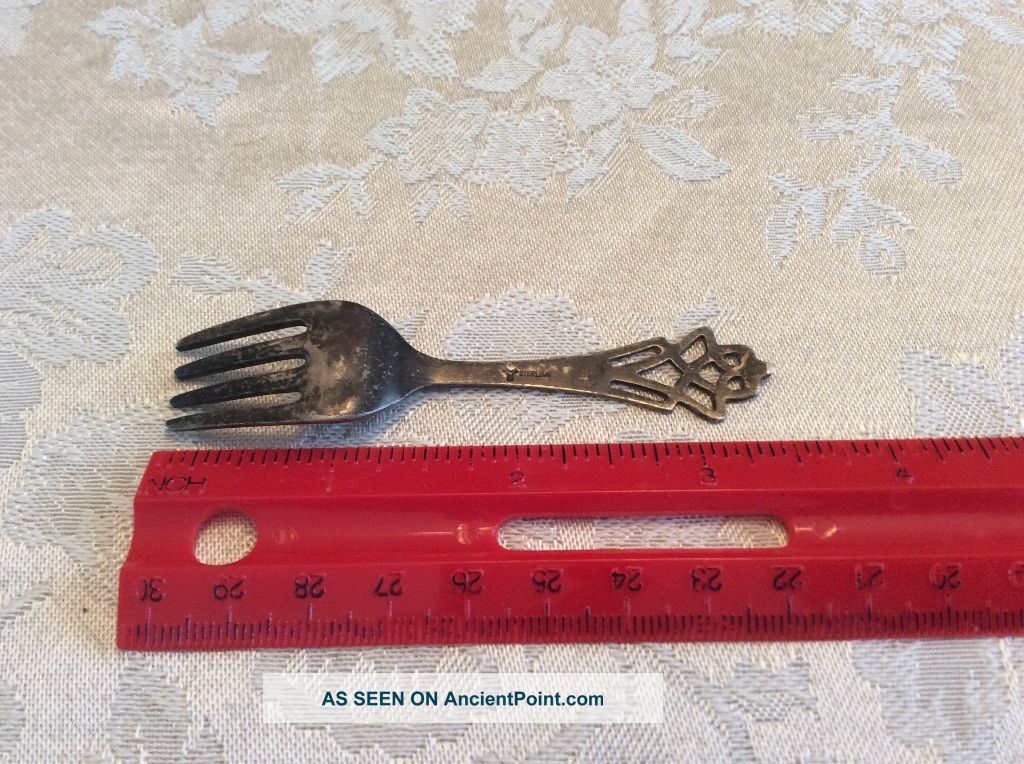 Rogers,  Lunt & Bowlen Rlb Sterling Silver Forks Crown Cutout Design Flatware & Silverware photo