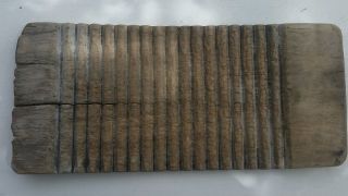 Antique All Wood Washboard 1800 ' S Very Old Primitive Unique - Laundry Wash Machine photo