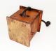 Coffee Grinder Imperial Arcade Mill Iron Wood Box Style Antique 1800 Other Antique Home & Hearth photo 3