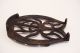 Antique Cast Iron Trivet Scarab Design Horseshoe Shape Trivets photo 3