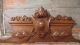42.  52 In Antique French Carved Wood Rococo Coat Of Arms Wall Door Pediment 19 Th Pediments photo 2